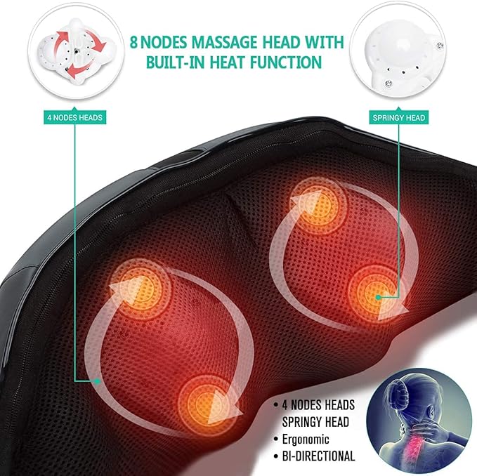 Neck and Back Massager - Deep Tissue and Heating