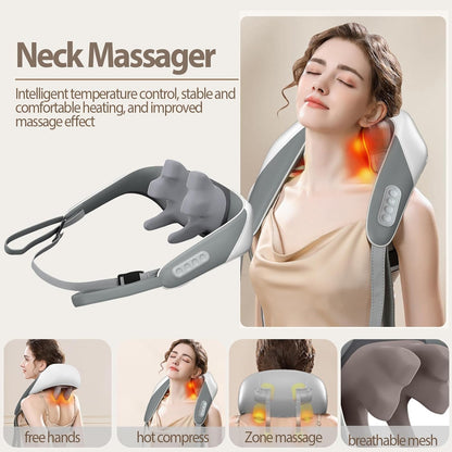 Neck and Back Massager - 6D and Heating