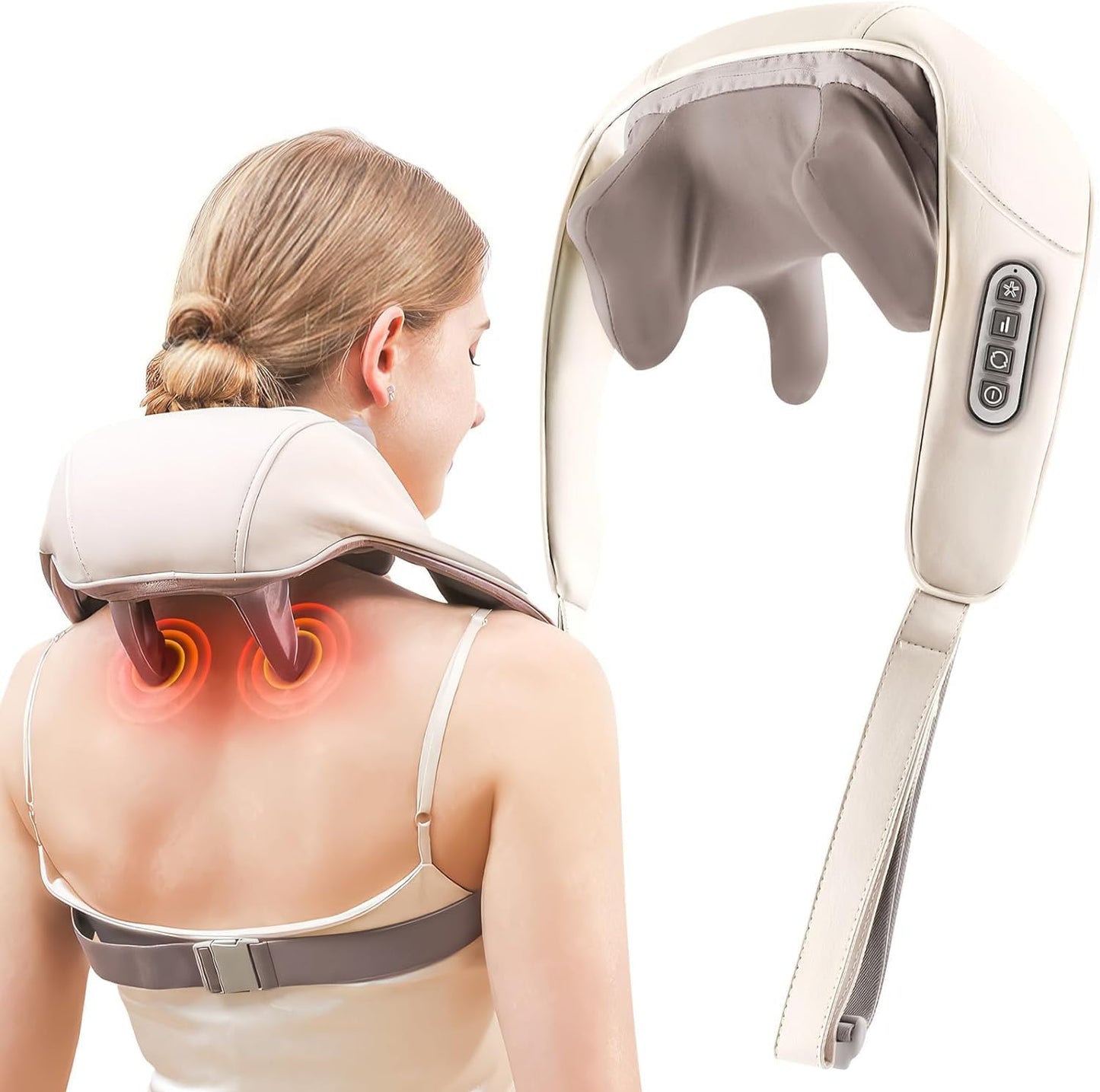 Neck and Back Massager - 6D and Heating